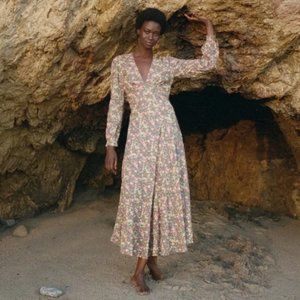 NWT Doen Charleston Dress Green Valley Flowers